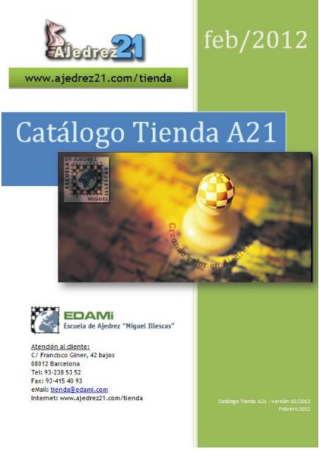 CatÃ¡logo - Ajedrez 21